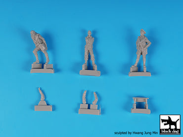 Blackdog BDF48005 1:48 German Pilots + Mechanic WWII