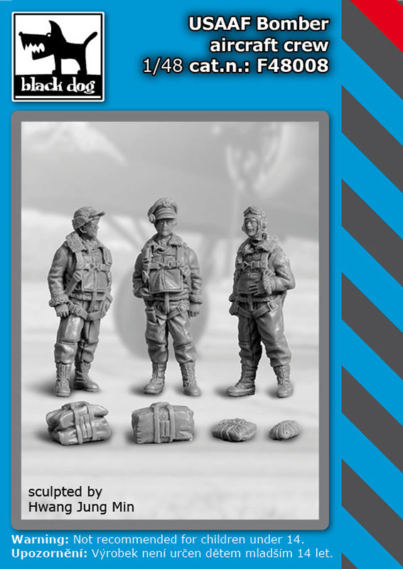 Blackdog BDF48008 1:48 USAAF Bomber aircraft crew