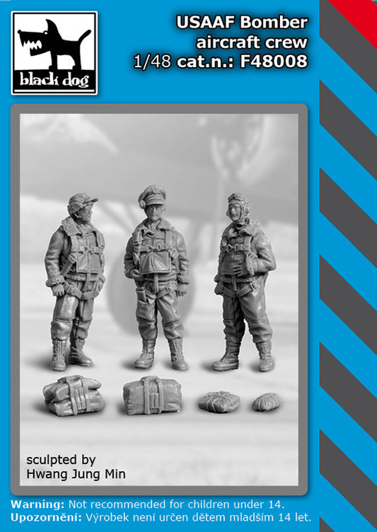 Blackdog BDF48008 1:48 USAAF Bomber aircraft crew