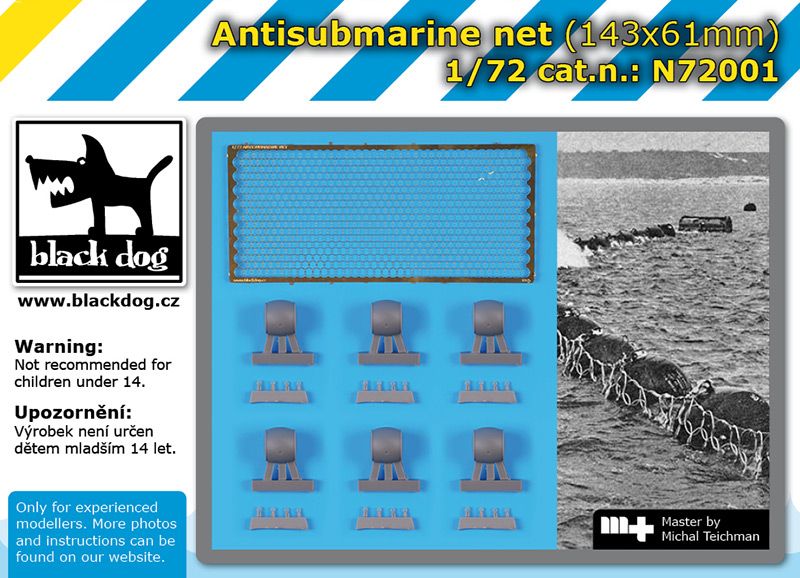 Blackdog BDN72001 1:72 Anti-submarine net