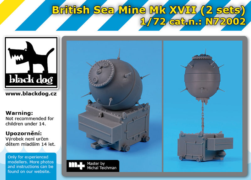 Blackdog BDN72002 1:72 British sea mine Mk XVII