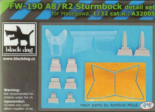 Blackdog BDOA32005 1:32 Focke-Wulf Fw-190A-8/R2 Sturmbock