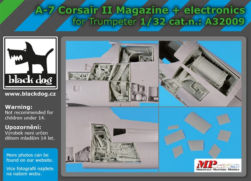 Blackdog BDOA32009 1:32 LTV A-7D/A-7E Corsair II magazine + electronics