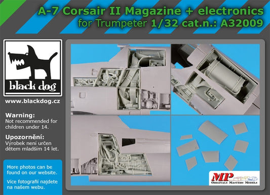 Blackdog BDOA32009 1:32 LTV A-7D/A-7E Corsair II magazine + electronics