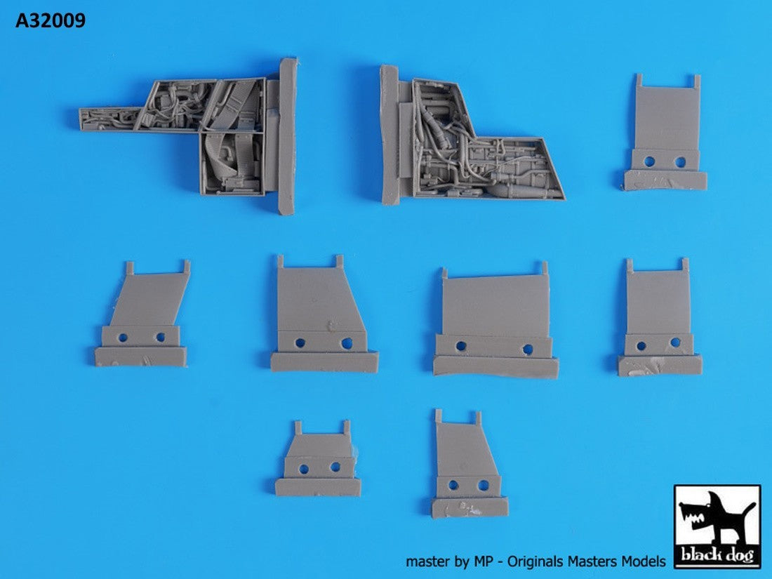 Blackdog BDOA32009 1:32 LTV A-7D/A-7E Corsair II magazine + electronics