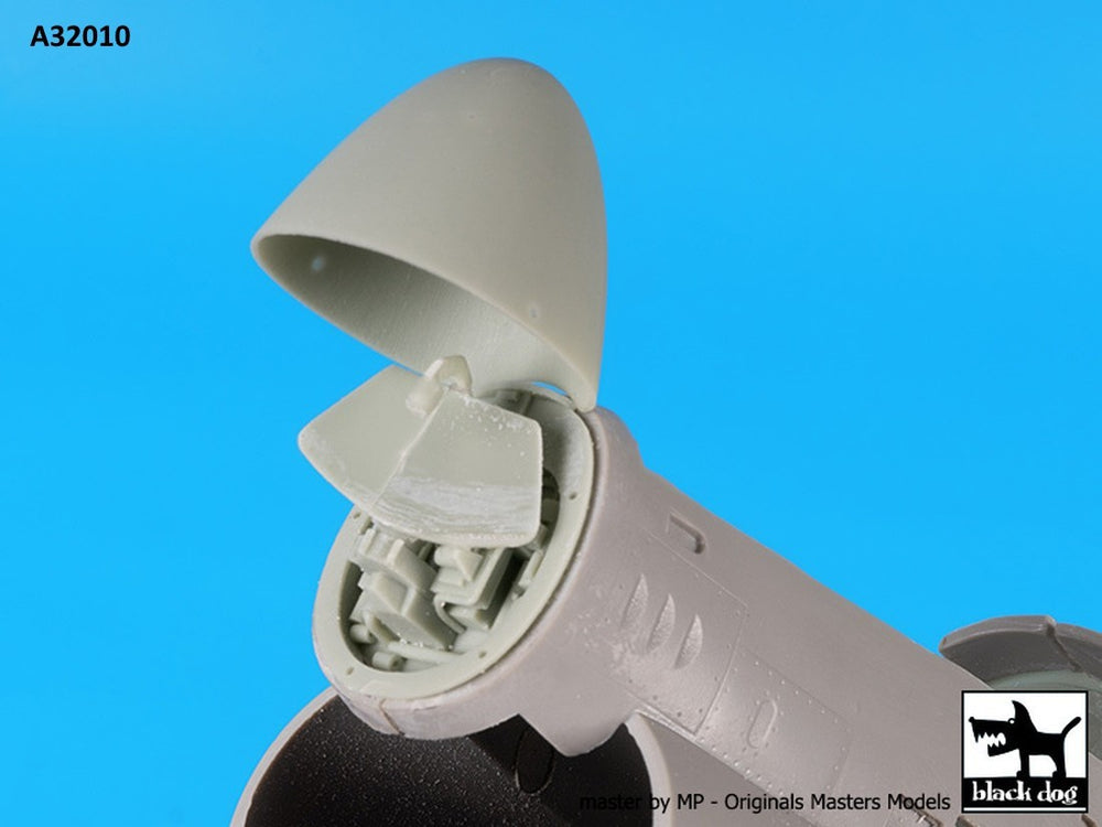 Blackdog BDOA32010 1:32 LTV A-7D/A-7E Corsair II radar + electronics+wheel bays
