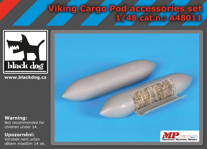 Blackdog BDOA48011 1:48 Lockheed S-3A/B Viking cargo POD detail set