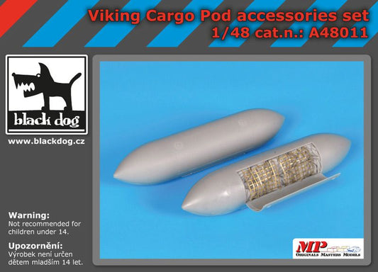 Blackdog BDOA48011 1:48 Lockheed S-3A/B Viking cargo POD detail set