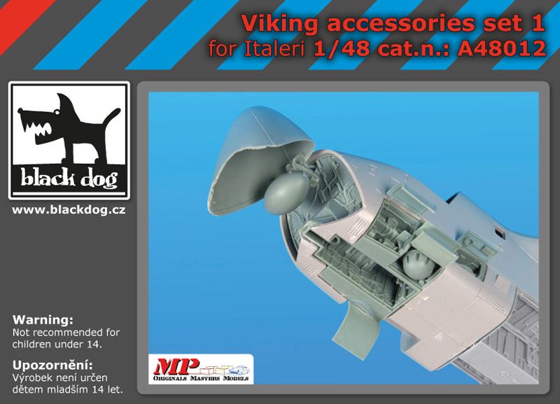 Blackdog BDOA48012 1:48 Lockheed S-3A/B Viking accessories set No.1