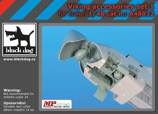 Blackdog BDOA48012 1:48 Lockheed S-3A/B Viking accessories set No.1