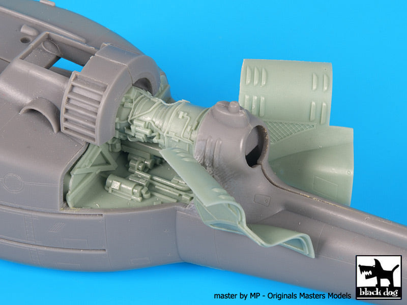 Blackdog BDOA48062 1:48 Bell UH-1C Huey Helicopter engine