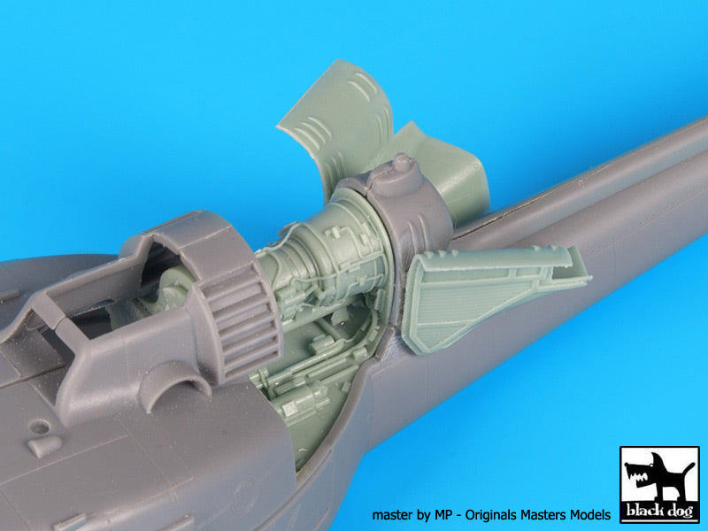 Blackdog BDOA48062 1:48 Bell UH-1C Huey Helicopter engine