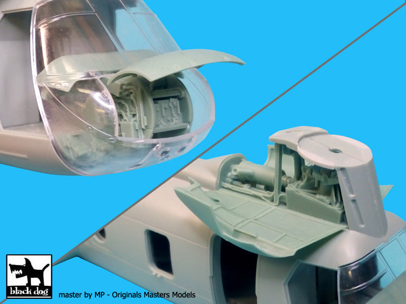 Blackdog BDOA48065 1:48 Boeing CH-46A/CH-46D/CH-46E Bull Frog set 1