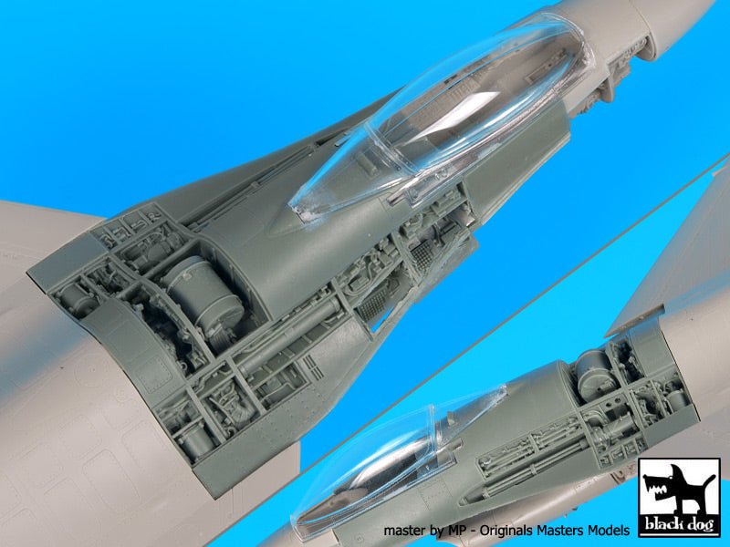 Blackdog BDOA48078 1:48 Lockheed-Martin F-16C Electronics set 2 + canon