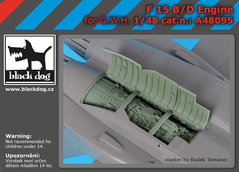 Blackdog BDOA48095 1:48 McDonnell F-15B/D Eagle engine