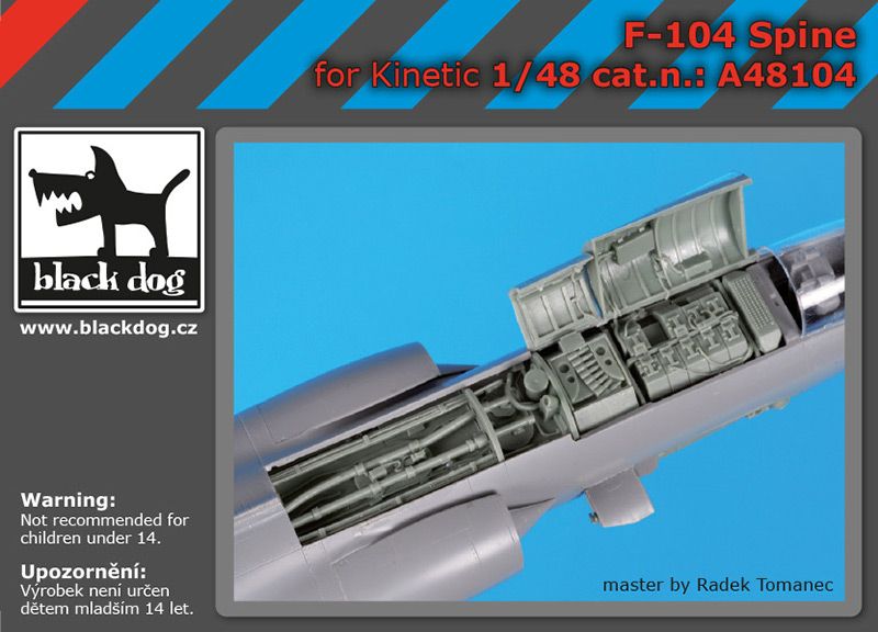 Blackdog BDOA48104 1:48 Lockheed F-104 Starfighter spine