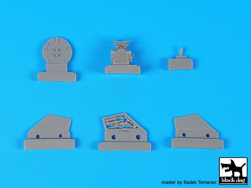 Blackdog BDOA48106 1:48 Lockheed F-104 Starfighter radar and tail
