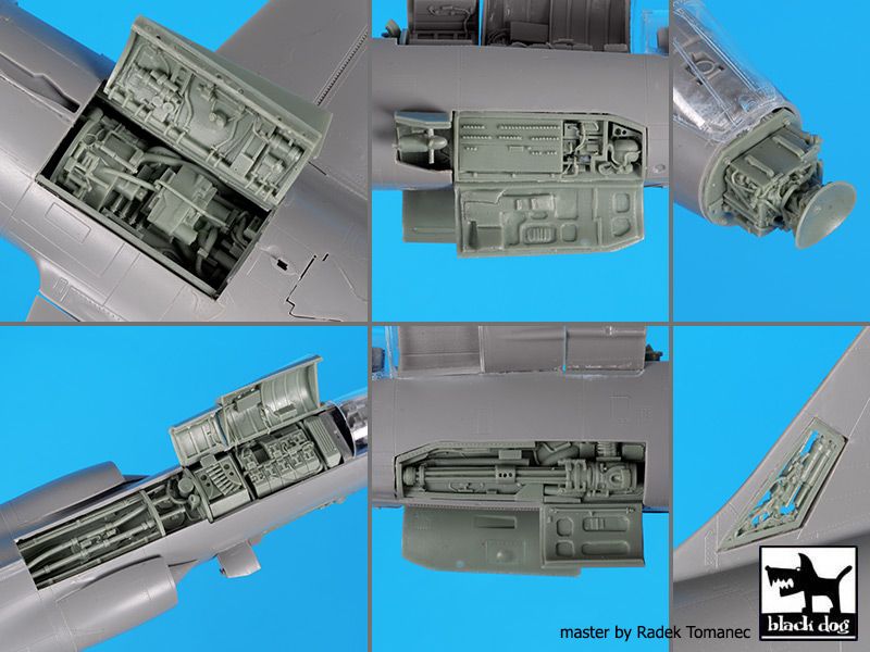 Blackdog BDOA48108 1:48 Lockheed F-104 Starfighter Big Detail Set