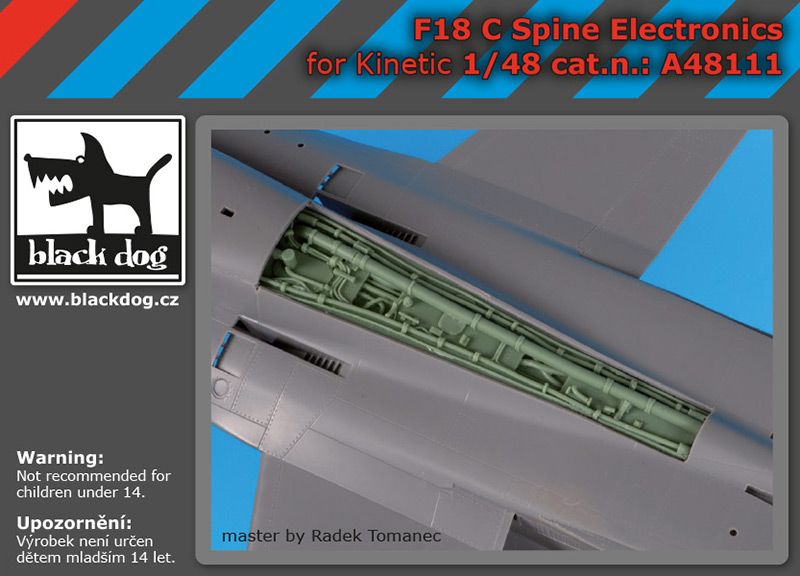 Blackdog BDOA48111 1:48 McDonnell-Douglas F/A-18A/B/C/D spine