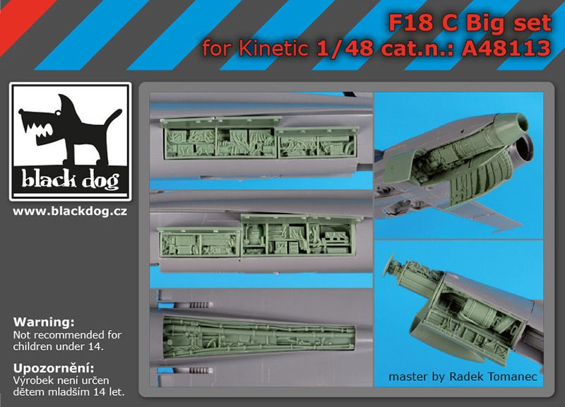 Blackdog BDOA48113 1:48 McDonnell-Douglas F/A-18A/B/C/D BIG SET
