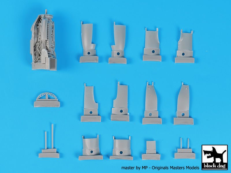 Blackdog BDOA48115 1:48 Lockheed P-38F/G Lightning engines x 2