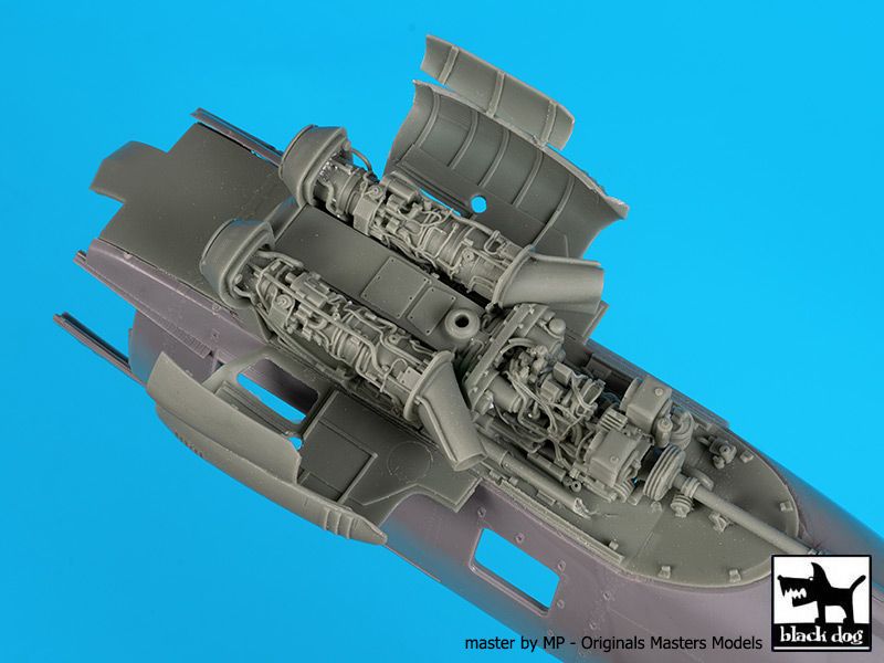 Blackdog BDOA48116 1:48 PZL W-3A Sokol engine