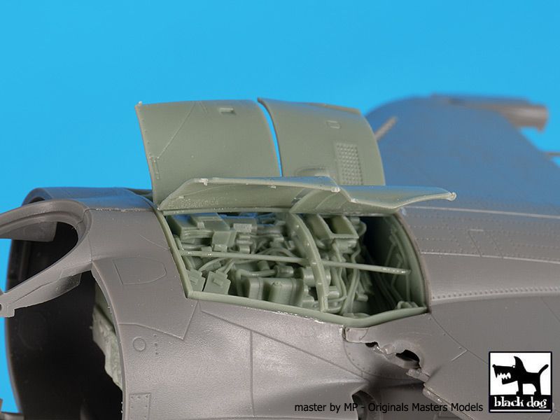 Blackdog BDOA48117 1:48 Bae Harrier GR.1/3 engine +electronics