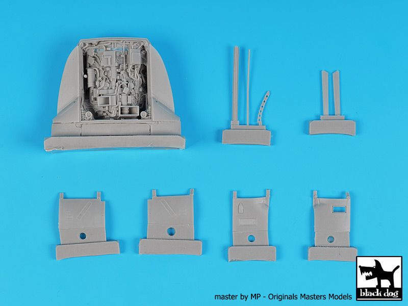 Blackdog BDOA48122 1:48 Bae Harrier GR-7 engine