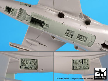 Blackdog BDOA48123 1:48 Bae Harrier GR.7 electronics+hydraulics Big set