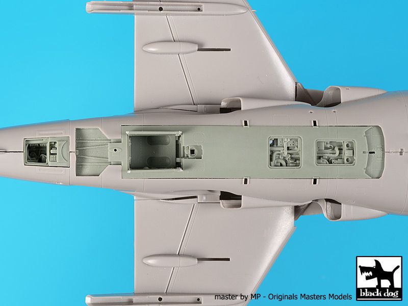 Blackdog BDOA48123 1:48 Bae Harrier GR.7 electronics+hydraulics Big set