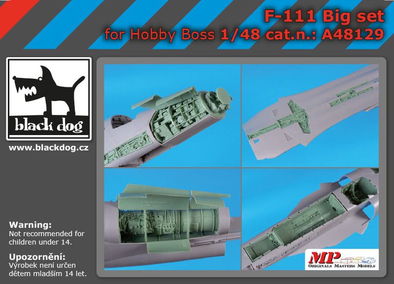 Blackdog BDOA48129 1:48 General-Dynamics F-111 Big set