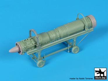 Blackdog BDOA48138 1:48 Dassault_Mirage F1CT/CR engine + trolley