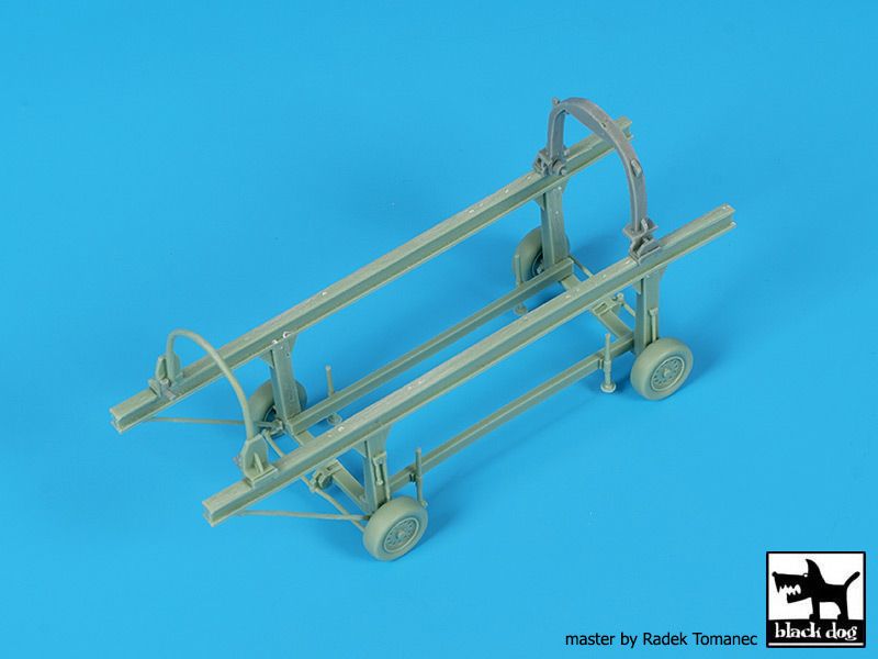 Blackdog BDOA48138 1:48 Dassault_Mirage F1CT/CR engine + trolley