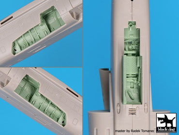 Blackdog BDOA48140 1:48 Dassault_Mirage F.1CT/CR wheel bays