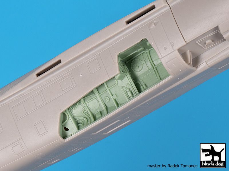 Blackdog BDOA48140 1:48 Dassault_Mirage F.1CT/CR wheel bays