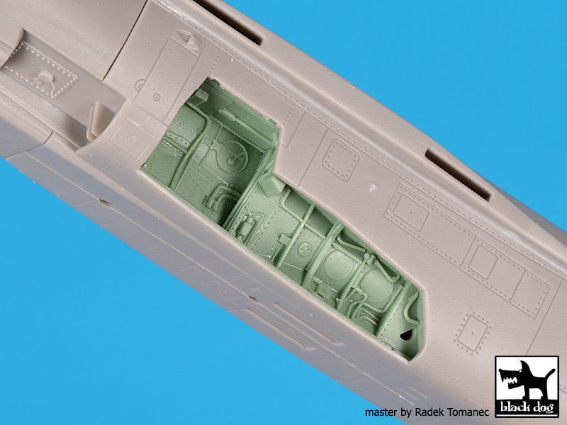 Blackdog BDOA48140 1:48 Dassault_Mirage F.1CT/CR wheel bays