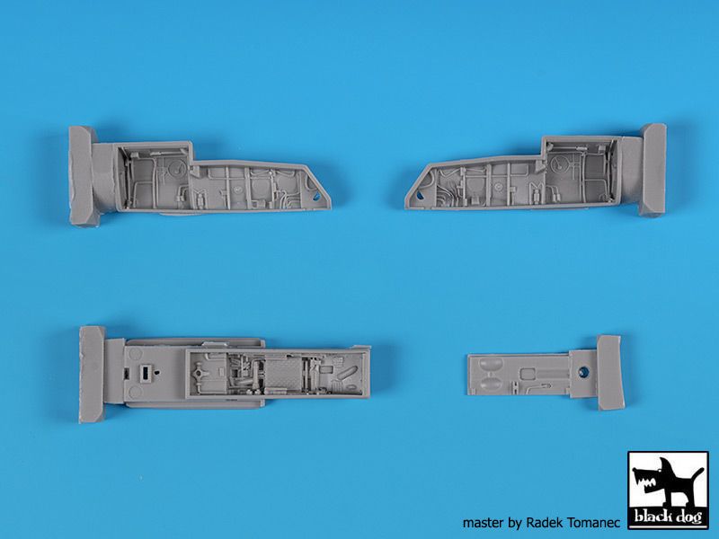 Blackdog BDOA48140 1:48 Dassault_Mirage F.1CT/CR wheel bays