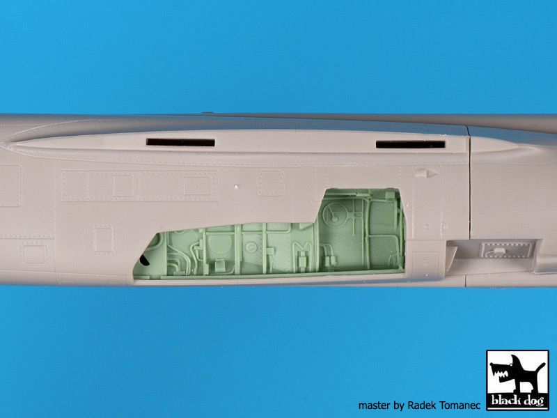 Blackdog BDOA48140 1:48 Dassault_Mirage F.1CT/CR wheel bays