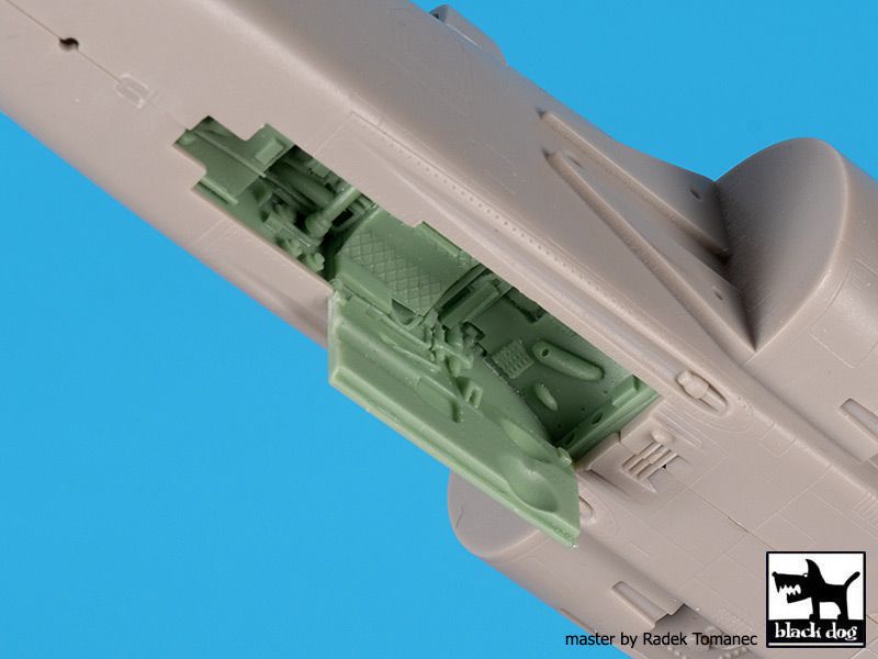 Blackdog BDOA48140 1:48 Dassault_Mirage F.1CT/CR wheel bays
