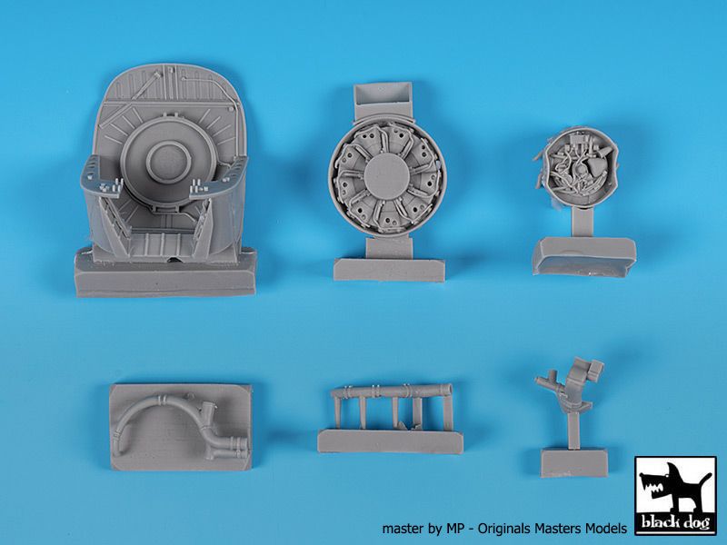 Blackdog BDOA48149 1:48 Sikorsky H-34 engine