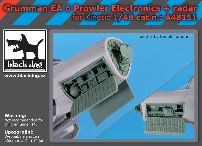 Blackdog BDOA48151 1:48 Grumman EA-6 Prowler electronics radar