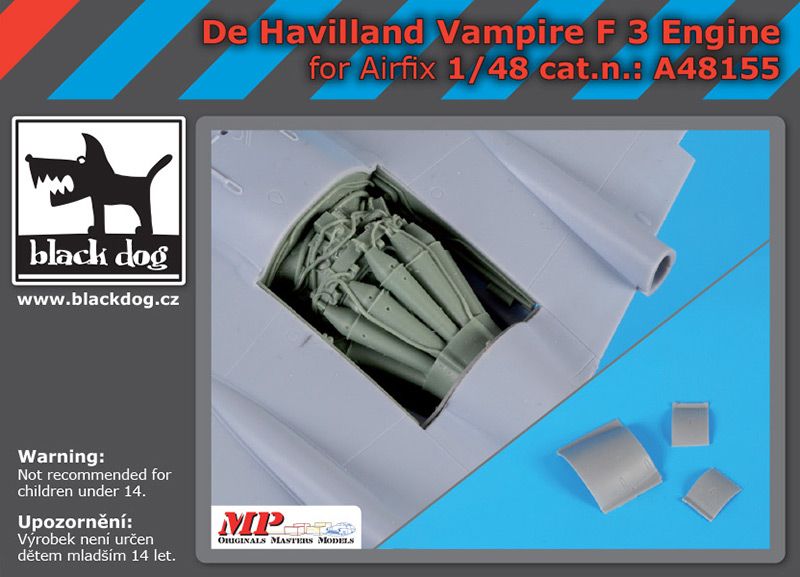Blackdog BDOA48155 1:48 de Havilland Vampire F.3 engine