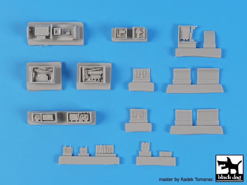 Blackdog BDOA48161 1:48 Douglas A-4 Skyhawk electronics + spine
