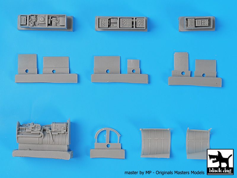 Blackdog BDOA48164 1:48 Sukhoi Su-25 engine + spine