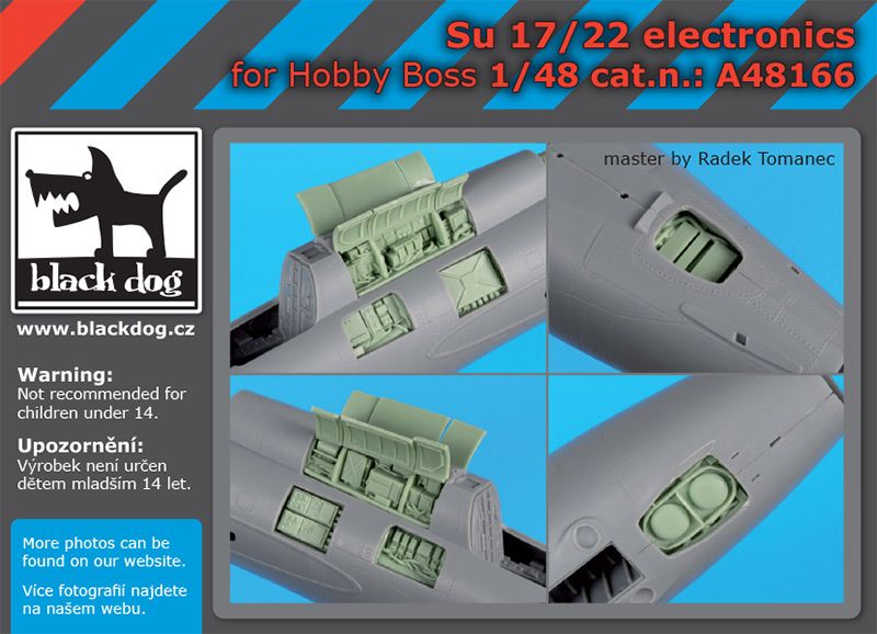 Blackdog BDOA48166 1:48 Sukhoi Su-17/Su-22 electronics