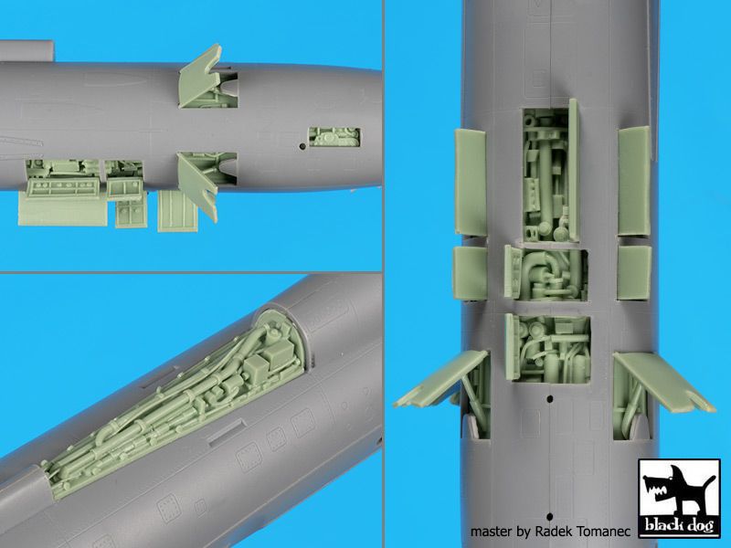 Blackdog BDOA48167 1:48 Sukhoi Su-17/Su-22 engine+spine