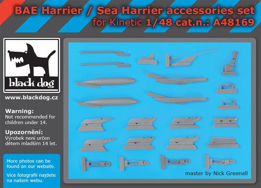 Blackdog BDOA48169 1:48 BAE Harrier / Sea Harrier accessories set