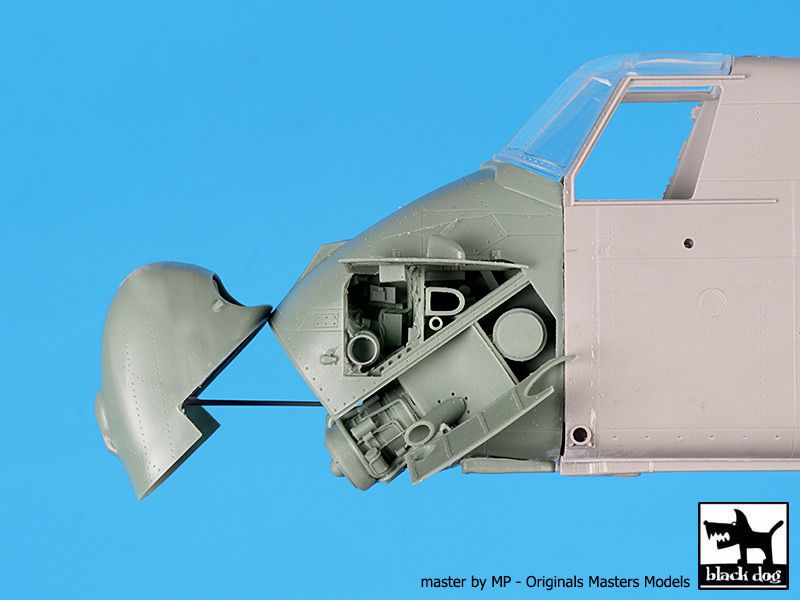 Blackdog BDOA48172 1:48 Westland Wessex HU.5 engine + folding tail