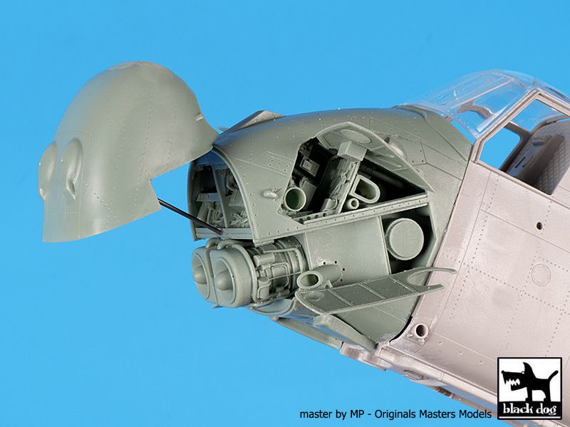 Blackdog BDOA48172 1:48 Westland Wessex HU.5 engine + folding tail
