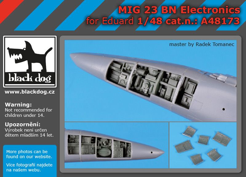 Blackdog BDOA48173 1:48 Mikoyan MiG-23BN electronics